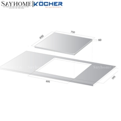 Bếp từ Kocher DI-330E -  Bảo hành 3 năm