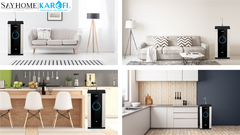 Máy lọc nước Karofi KSI90 Plus tủ đứng 9 lõi lọc - Hàng chính hãng