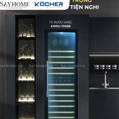 Tủ rượu vang KOCHER KWEU-11126B - Hàng chính hãng