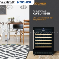 Tủ rượu vang KOCHER KWEU-1156B - Hàng chính hãng