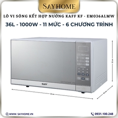 Lò vi sóng 36Lít KAFF KF-EM036ALMW tại thành phố Hồ Chí Minh