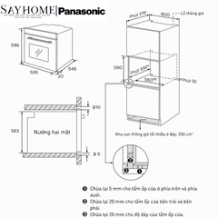 Lò nướng âm tủ PANASONIC HL- CX672BYUE 78 Lít tại thành phố Hồ Chí Minh