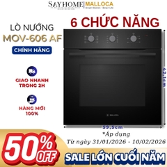 Lò nướng MALLOCA MOV-606 AF âm tủ 60 Lít - Hàng chính hãng