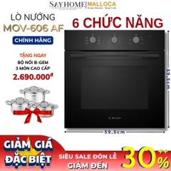 Lò nướng MALLOCA MOV-606 AF âm tủ 60 Lít - Hàng chính hãng