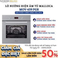 Lò nướng MALLOCA MOV-659 PGR âm tủ dung tích 65 Lít - Hàng chính hãng