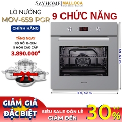 Lò nướng điện âm tủ dung tích 65 Lít Malloca MOV-659 PGR tại thành phố Hồ Chí Minh