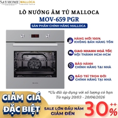 Lò nướng MALLOCA MOV-659 PGR âm tủ dung tích 65 Lít - Hàng chính hãng