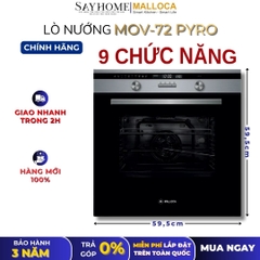 Lò nướng MALLOCA MOV-72 PYRO âm tủ 70 Lít - Hàng chính hãng
