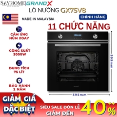 Lò nướng GrandX GX75V8 âm tủ, dung tích 75 lít tại Thành phố Hồ Chí Minh