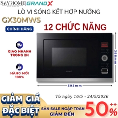 Lò vi sóng kết hợp nướng GRANDX GX30MW5 28 Lít - Hàng chính hãng