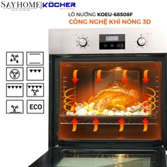 Lò nướng KOCHER KOEU-68S08F - Hàng chính hãng