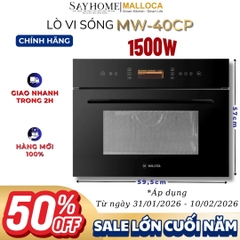 Lò vi sóng MALLOCA MW-40CP âm tủ 40 Lít - Hàng chính hãng