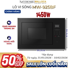 Lò vi sóng kết hợp nướng MALLOCA MW-925BF âm tủ 25 Lít - Hàng chính hãng