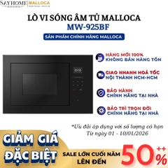 Lò vi sóng kết hợp nướng MALLOCA MW-925BF âm tủ 25 Lít - Hàng chính hãng