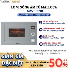 Lò vi sóng MALLOCA MW-927BG âm tủ 27 Lít - Hàng chính hãng