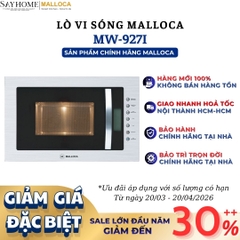 Lò vi sóng MALLOCA MW-927I âm tủ dung tích 27 Lít - Hàng chính hãng