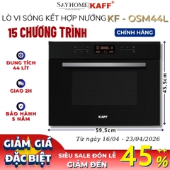 Lò vi sóng kết hợp nướng KAFF KF-OSM44L/OMS44L 44 lít - Bảo hành chính hãng 5 năm