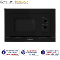 Lò vi sóng MALLOCA MW-820B âm tủ 20 Lít - Hàng chính hãng