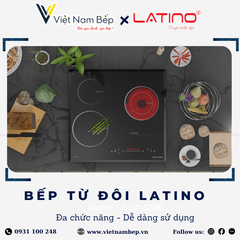 Bếp điện từ kết hợp 3 vùng nấu LATINO LT-03IRS ThaiLand