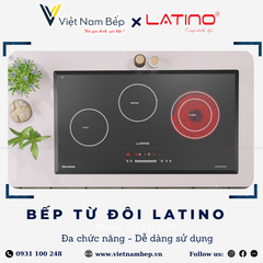 Bếp điện từ kết hợp 3 vùng nấu LATINO LT-IH 882Plus