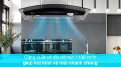 Máy hút mùi kính cong RANGE HOOD PRAMIE AC17-700