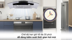 Máy hút mùi kính cong RANGE HOOD PRAMIE AC17-900 - Hàng chính hãng