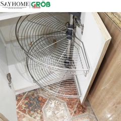 Mâm xoay GROB C1.8180, C1.7180 góc 180 inox SUS304, nan tròn tại thành phố Hồ Chí Minh