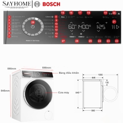 Máy Giặt BOSCH WGB254A0SG Serie 8 Cửa Trước 10kg tại thành phố Hồ Chí Minh