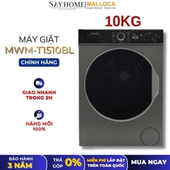 Máy giặt MALLOCA MWM-T1510BL cửa trước, lồng ngang 10kg - Hàng chính hãng