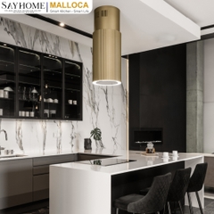 Máy hút mùi Malloca Monogold K-382G treo độc lập - Hàng chính hãng Malloca