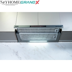 Máy hút mùi GrandX GX H70F72G / GX H70F72B âm tủ, ray kéo - Hàng chính hãng