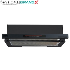 Máy hút mùi GrandX GX H70F72G / GX H70F72B âm tủ, ray kéo - Hàng chính hãng