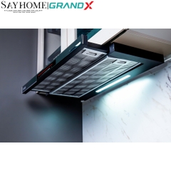 Máy hút mùi GrandX GX H70F72G / GX H70F72B âm tủ, ray kéo - Hàng chính hãng