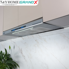 Máy hút mùi GrandX GX H70F85B/ GX H70F85G/ GX H80F85B âm tủ, ray kéo - Hàng chính hãng