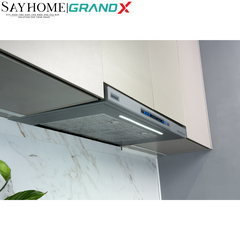 Máy hút mùi GrandX GX H70F85B/ GX H70F85G/ GX H80F85B âm tủ, ray kéo - Hàng chính hãng