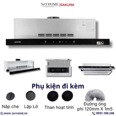 Máy hút mùi âm tủ ray khéo SAKURA SR-3630AS tại thành phố Hồ Chí Minh