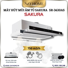 Máy hút mùi âm tủ ray khéo SAKURA SR-3630AS tại thành phố Hồ Chí Minh