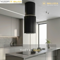 Máy hút mùi Malloca Monoblack K-382B treo độc lập tại Thành phố Hồ Chí Minh