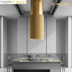 Máy hút mùi Malloca Monogold K-382G treo độc lập tại Thành phố Hồ Chí Minh
