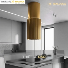 Máy hút mùi Malloca Monogold K-382G treo độc lập tại Thành phố Hồ Chí Minh