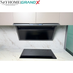 Máy hút mùi GrandX GX H70T88G/ GX H90T88G kính vát, áp tường - Hàng chính hãng