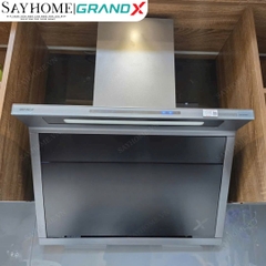 Máy hút mùi GrandX GX H70T88G/ GX H90T88G kính vát, áp tường - Hàng chính hãng
