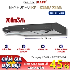 Máy hút mùi KAFF KF-738B âm tủ - Bảo hành chính hãng 3 năm