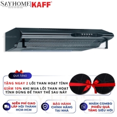 Máy hút mùi KAFF KF-701B âm tủ màu đen - Bảo hành chính hãng 3 năm