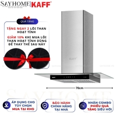 Máy hút mùi KAFF KF-70RH /90RH kính toa cảm ứng - Bảo hành chính hãng 3 năm