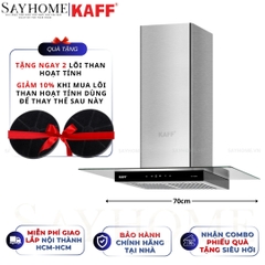 Máy hút mùi KAFF KF-70RH /90RH kính toa cảm ứng - Bảo hành chính hãng 3 năm
