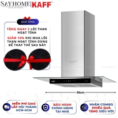 Máy hút mùi KAFF KF-70RH /90RH kính toa cảm ứng - Bảo hành chính hãng 3 năm