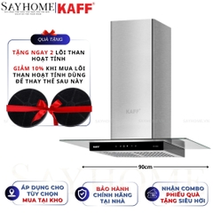 Máy hút mùi KAFF KF-70RH /90RH kính toa cảm ứng - Bảo hành chính hãng 3 năm