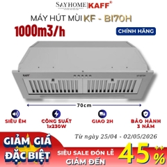 Máy hút mùi KAFF KF-BI70H âm toàn phần - Bảo hành chính hãng 3 năm