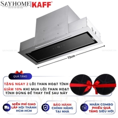 Máy hút mùi KAFF KF-BI70PR / BI80PR/ BI90PR âm toàn phần - Bảo hành chính hãng 3 năm